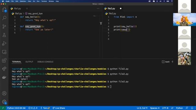 W7D3: Python module importing (2 of 2) смотреть онлайн