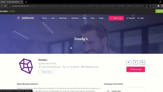 Jobhunt- Premium WordPress Theme Free смотреть онлайн