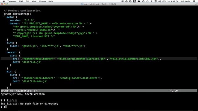 How To Code: Grunt 1b - file_strip_banner issue смотреть онлайн