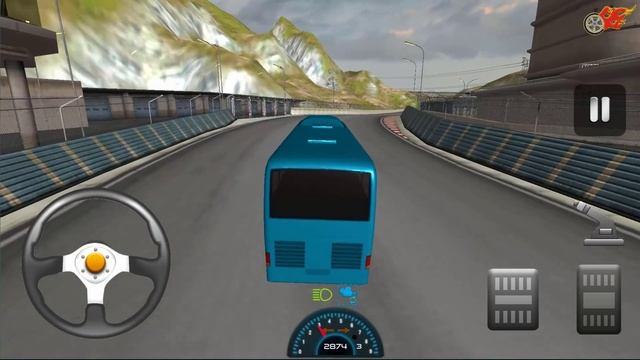 Coach Bus Driving Game - Free Bus Parking Sim 3D | Android Gameplay смотреть онлайн