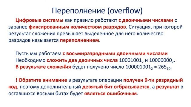ИТ_Видеоурок 3_Сложение и вычитание двоичных чисел _Пьянзин Денис смотреть онлайн