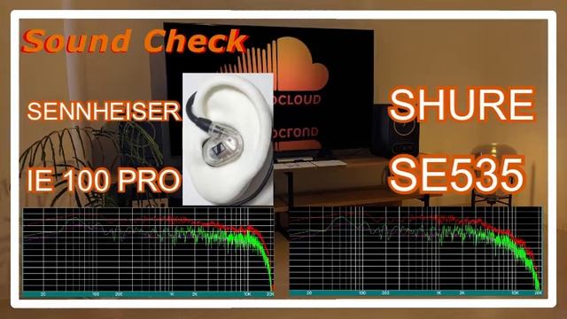 SENNHEISER IE100PRO vs SHURE SE535 [IEMs In-Ear headphones Sound Comparisonイヤホン音比較] смотреть онлайн
