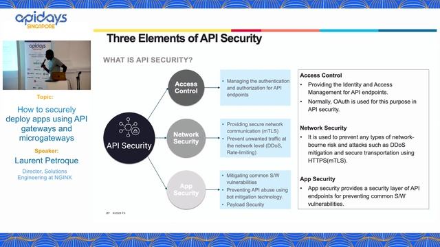 Apidays Singapore 2023 - How to securely deploy apps using API gateways and microgateways. смотреть онлайн