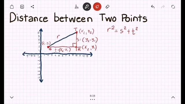 G10 - DISTANCE FORMULA (distance between two points) смотреть онлайн