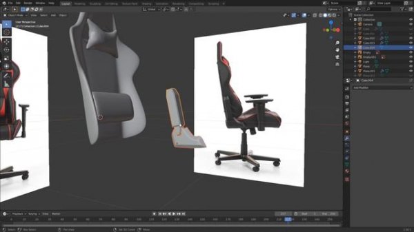 Create Gaming Chair Using Blender 2.90