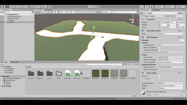 How to Creates River and Lakes to your Terrain in Unity! Ep#3 смотреть онлайн