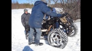 Мой первый самодельный квадроцикл из оки. Туйжуг