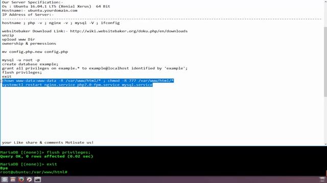 How To install Website Baker with nginx web server on ubuntu 16 смотреть онлайн