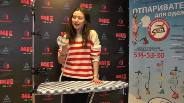 Отпариватель MIE Compatto – видео обзор первого отпаривателя с гладильной доской смотреть онлайн