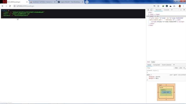 Tutorial project Laravel + Bootstrap - login sistem (part 13) смотреть онлайн