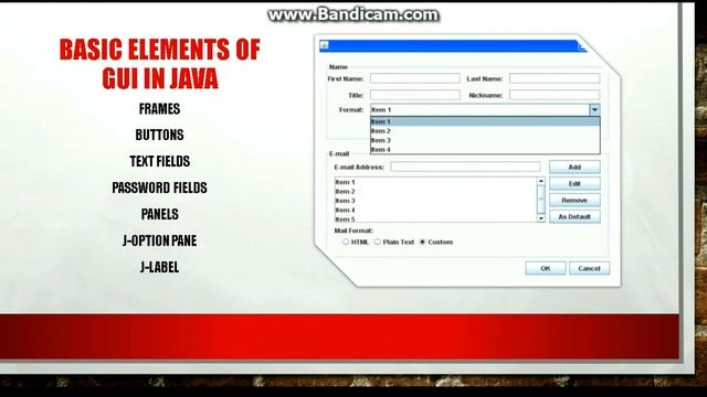 | Graphical User Interface | JAVA Programming | GUI | - YouTube смотреть онлайн