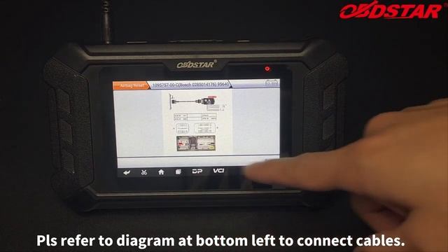 OBDSTAR P50 Reset Tesla Model3 Airbag On Bench - Obdexpress.co.uk