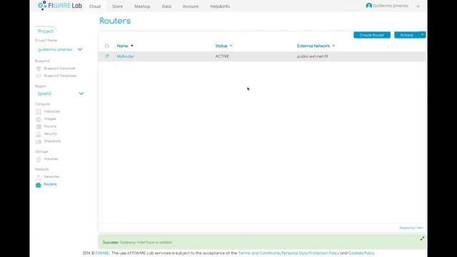 FIWARE: Deploy VM With Networks смотреть онлайн