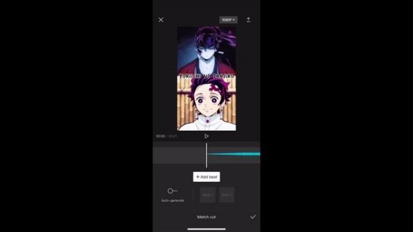 How to make a “1v1” edit on CapCut.