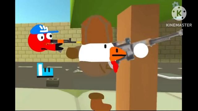 чикен ган Chicken gun vs CGPS part 1 drawing cartoons 2 смотреть онлайн