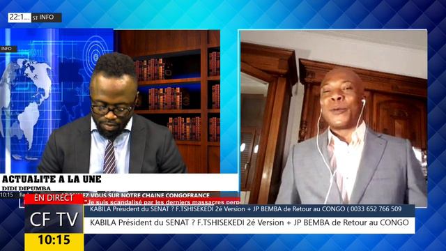 INFO En Direct 26 06 KABILA VEUT LA PRÉSIDENCE DU SENAT, F.TSHISEKEDI 2ieme VITESSE+ BEMBA A KIN смотреть онлайн