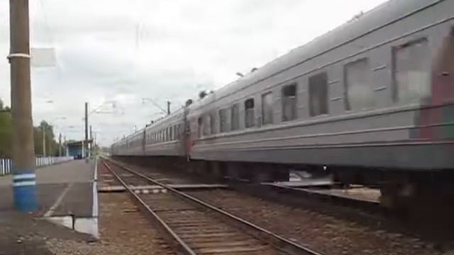 Электровоз ЭП1-033, участок Енисей - Студенческая смотреть онлайн