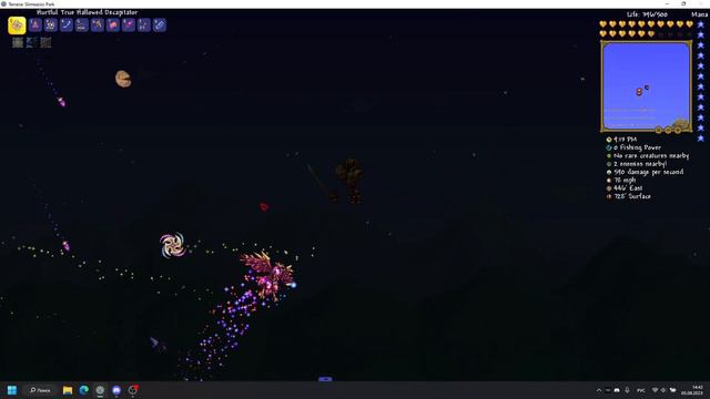 Harpy Queen, Raynare bossfight | Terraria Shadows of Abaddon mod смотреть онлайн