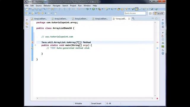 Java.util.ArrayList.toArray Method - Java.util.ArrayList.toArrayT Method смотреть онлайн