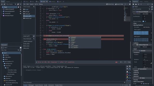 Godot урок 8 (game design, state machine) Как создать 2д игру с нуля на ГОДОТ, #godot #gamedev смотреть онлайн