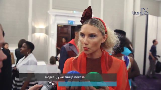 TianDe Corporation at London Fashion Week 2014. смотреть онлайн
