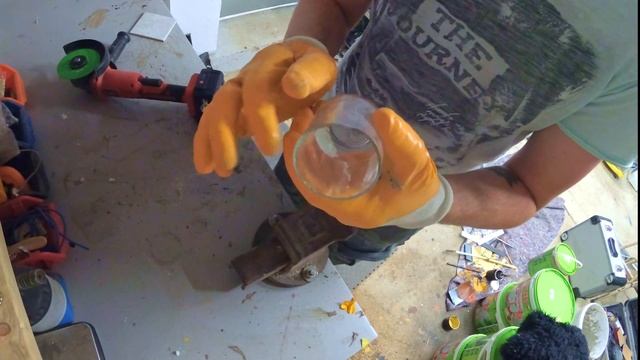 Режем стекло Болгаркой ... Тест дешевого Диска с Alixpress смотреть онлайн