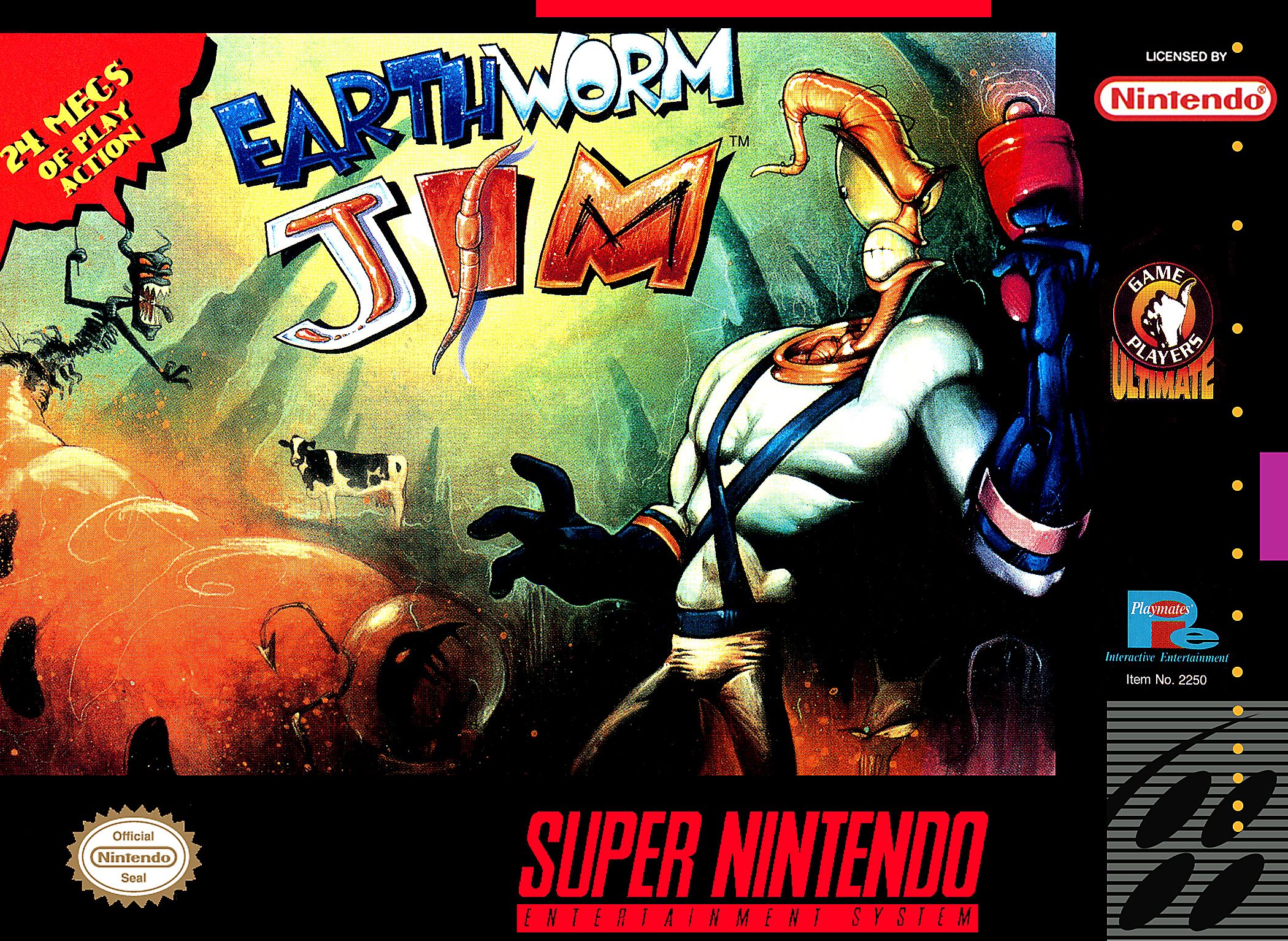 #1 Прохождение Earthworm Jim [SNES] смотреть онлайн