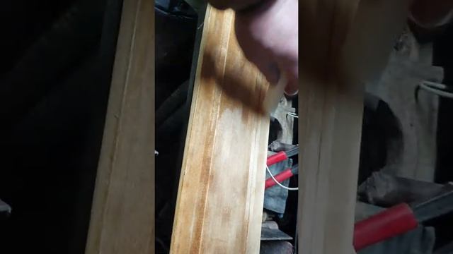 Обработка охотничьих деревянных лыж подручными средствами! смотреть онлайн