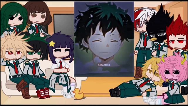 реакция класса "А" после отставки всемогущего на Изуку Мидорию // часть 1/?? // смотреть онлайн