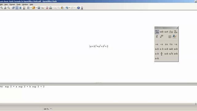 Create Basic Math Formula In OpenOffice Math Tamil смотреть онлайн