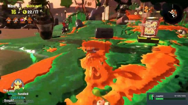 Carried By QUEENS! (Splatoon 2 Salmon Run Livestream)