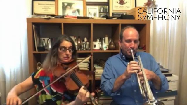 California Symphony - Flower Duet from Lakmé for Trumpet and Violin смотреть онлайн