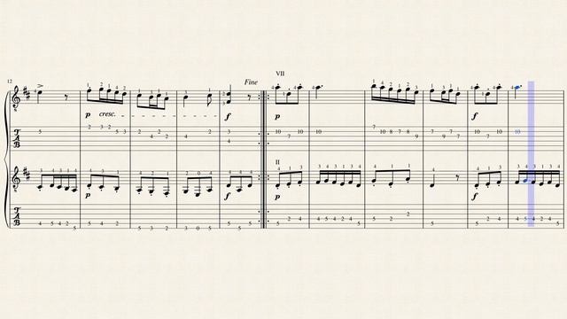 Le Petit Rien - François Couperin (1668 - 1733) - Tablature смотреть онлайн