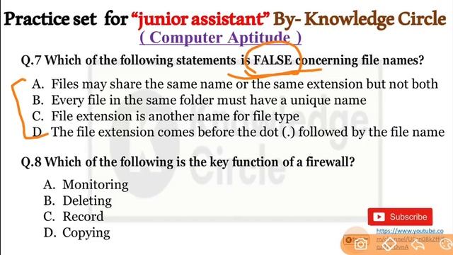 CBSE Junior Assistant Practice Set ( Computer Aptitude) смотреть онлайн
