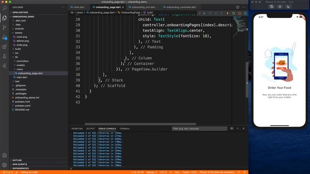 Flutter Onboarding tutorial with GetX || 30 mins coding challenge ??? смотреть онлайн