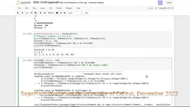 Workshop : Introduction to SageMath - Day 2 смотреть онлайн