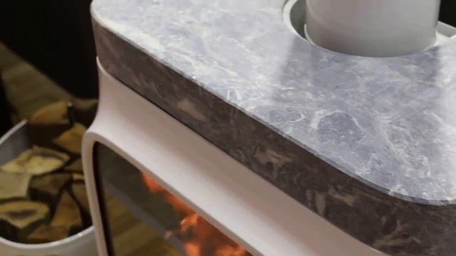 Чугунная печь-камин Jotul F 105 LL WHE смотреть онлайн