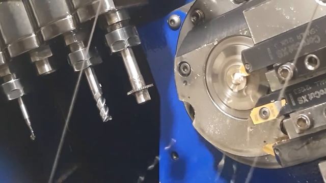 Изготовление детали «контакт» на токарном станке с ЧПУ из прутка латуни 12 мм смотреть онлайн