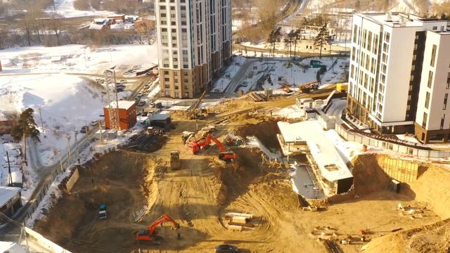 ЖК Бирюзовая Жемчужина 2 | Февраль 2022 | Динамика строительства | ГКСМСС смотреть онлайн
