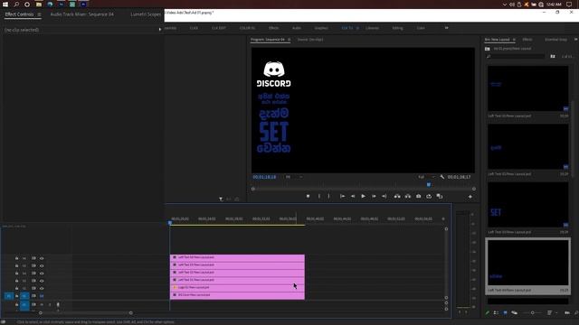 Motion Graphic Ad banner in Adobe Premiere | Sinhala Tutorial смотреть онлайн