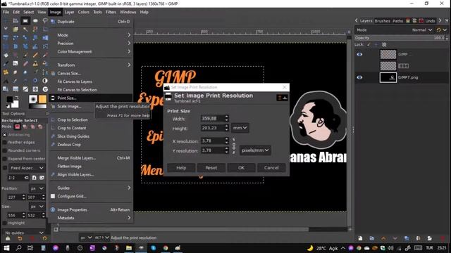 GIMP Experiences - E.07 - Menu: Image смотреть онлайн