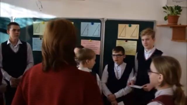 Признаки равенства прямоугольных треугольников смотреть онлайн