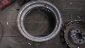 Как вырезать внутреннюю часть штамповки, колёсного диска! В дальнейшем приставка на отработке к печ