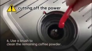 How to clean the coffee grinder of HiBREW H7 Espresso Machine?