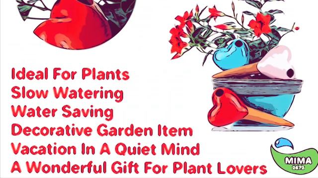 Mother’s day gardening gift idea | Self watering hearts | made of terracotta | plants decorations смотреть онлайн
