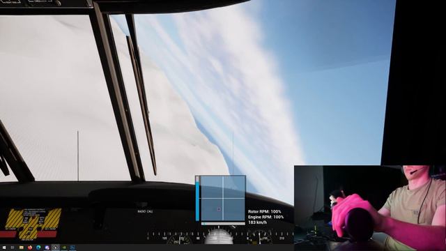 Flying the CH47 Chinook with a Joystick in Burning Lands Vietnam смотреть онлайн
