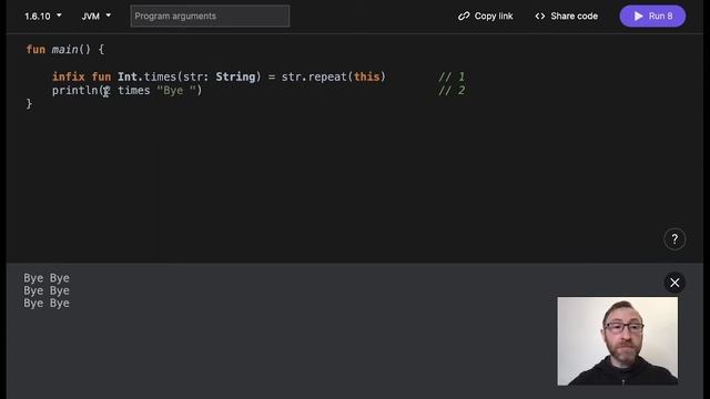Kotlin Tutorial by Example #3 - infix extension functions смотреть онлайн