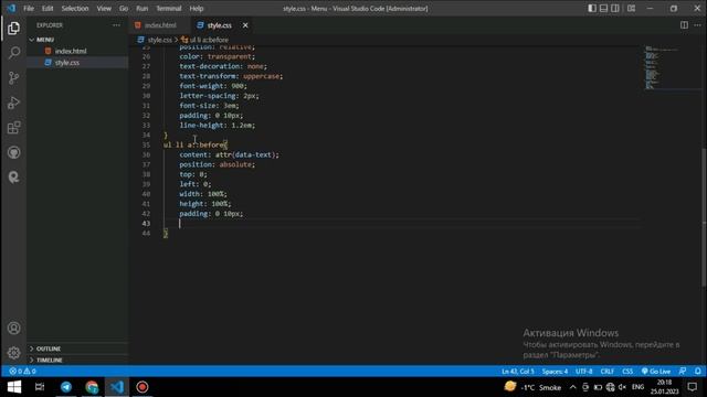 Create a cool Menu Hover using HTML, CSS and JavaScript смотреть онлайн