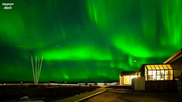 Северное сияние☄️☄️☄️ в 4K UHD: релаксация северного сияния + звуки природы смотреть онлайн
