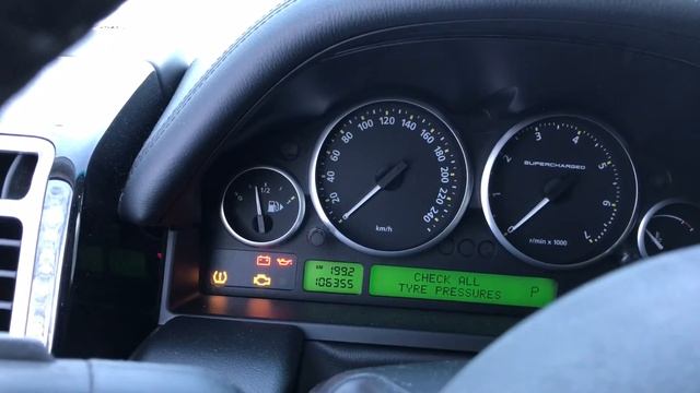 Запуск в -27 Range Rover 4,2 supercharged смотреть онлайн